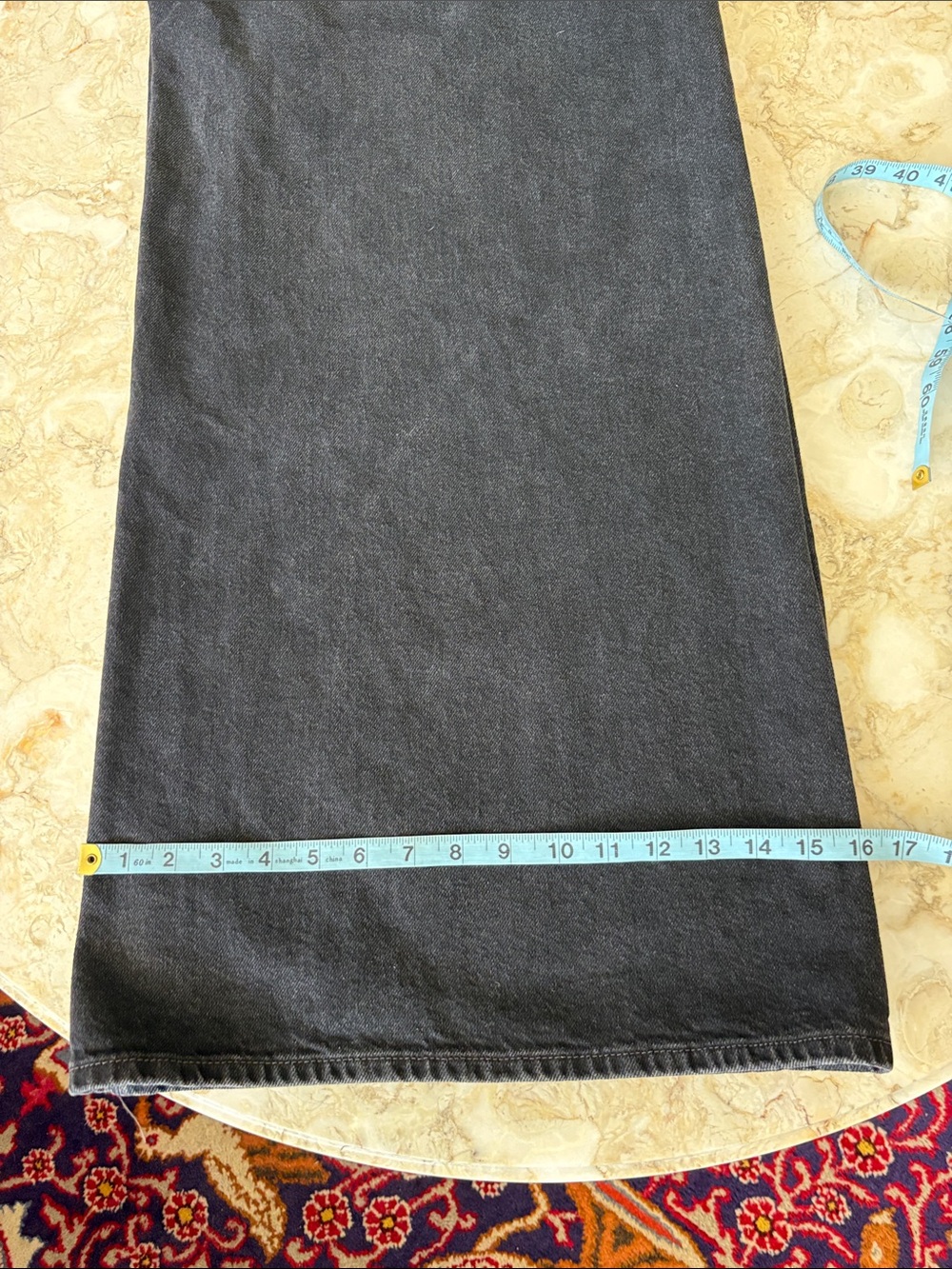 Free People We The Free Extra Wide-Leg  Jeans - Doppelgänger (Black Denim) - Picture 14 of 14